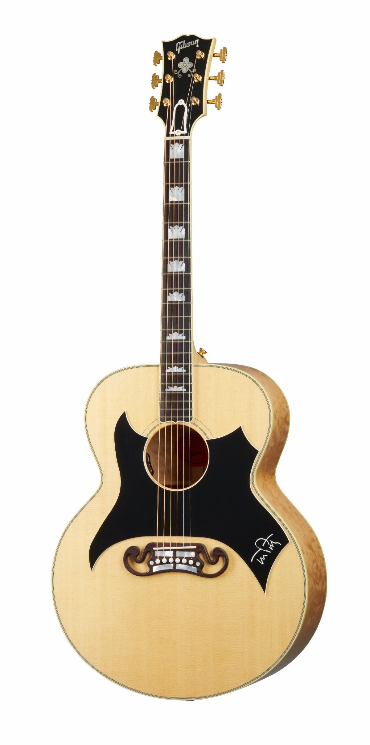 anonyme 6 Gibson dévoile la guitare acoustique Tom Petty SJ 200 Wildflower