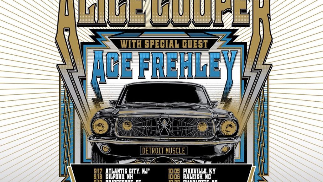 Affiche de la tournée Alice Cooper Ace Frehley