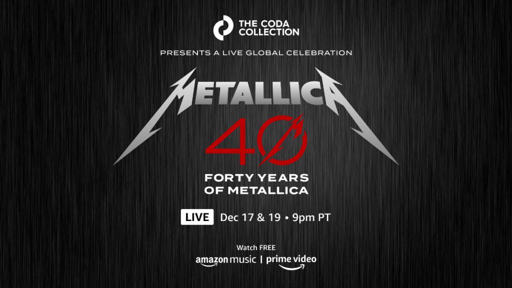 Metallica Metallica diffusera les concerts du 40e anniversaire sur Prime Video et Amazon Music