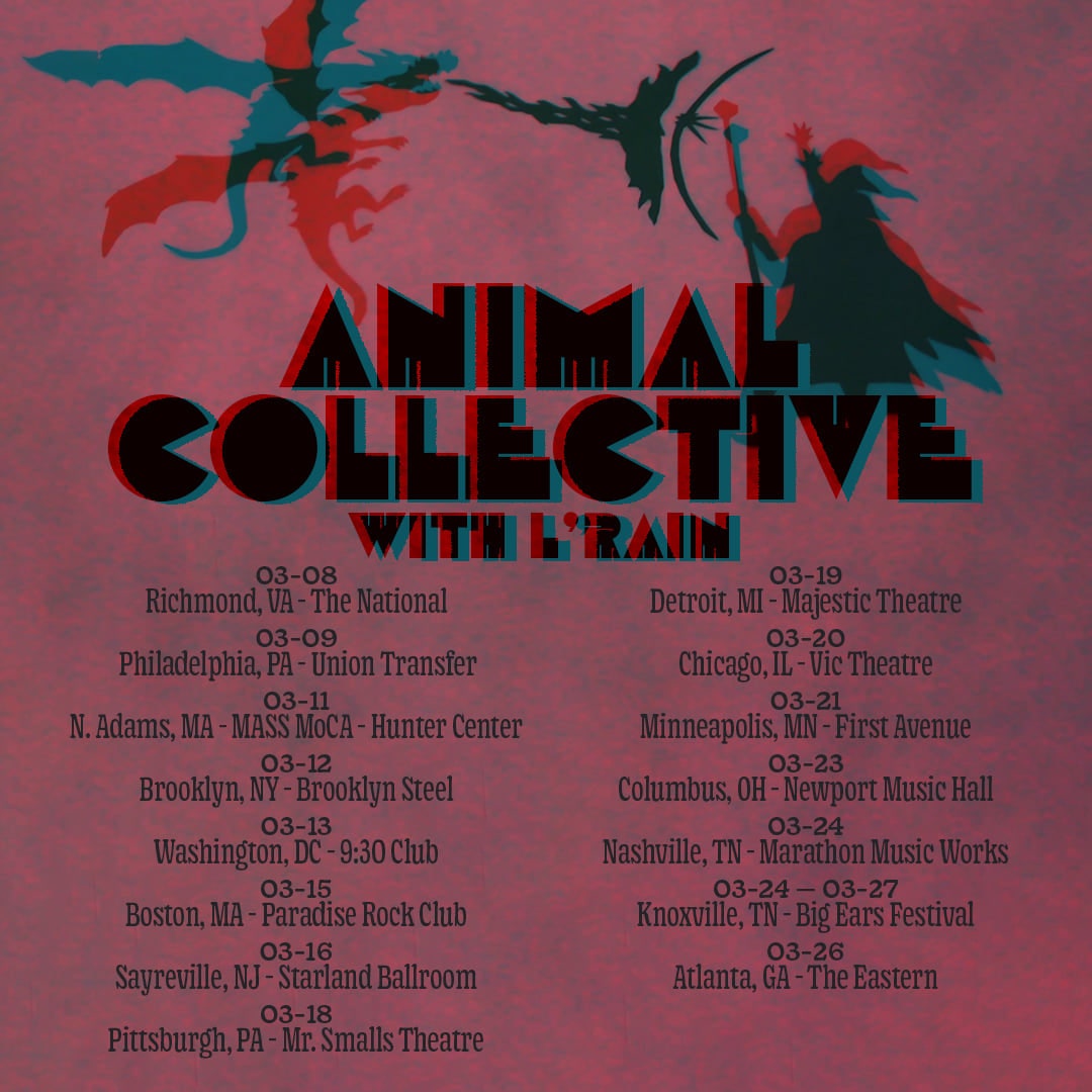 Animal Collective: tournée américaine printemps 2022