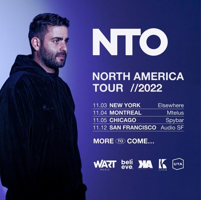 Dates de la tournée nord-américaine de NTO à l'automne 2022.