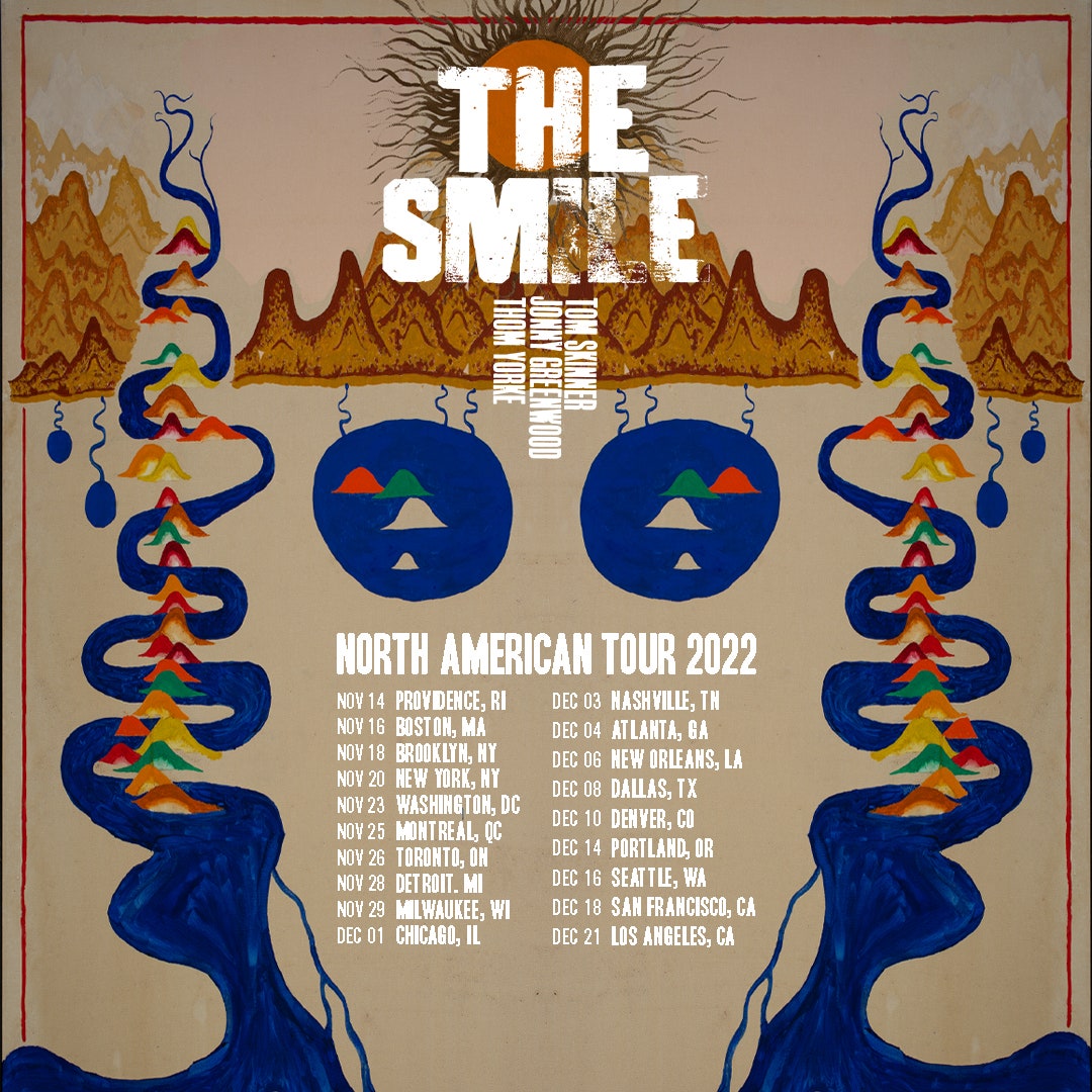 The Smile : tournée nord-américaine 2022
