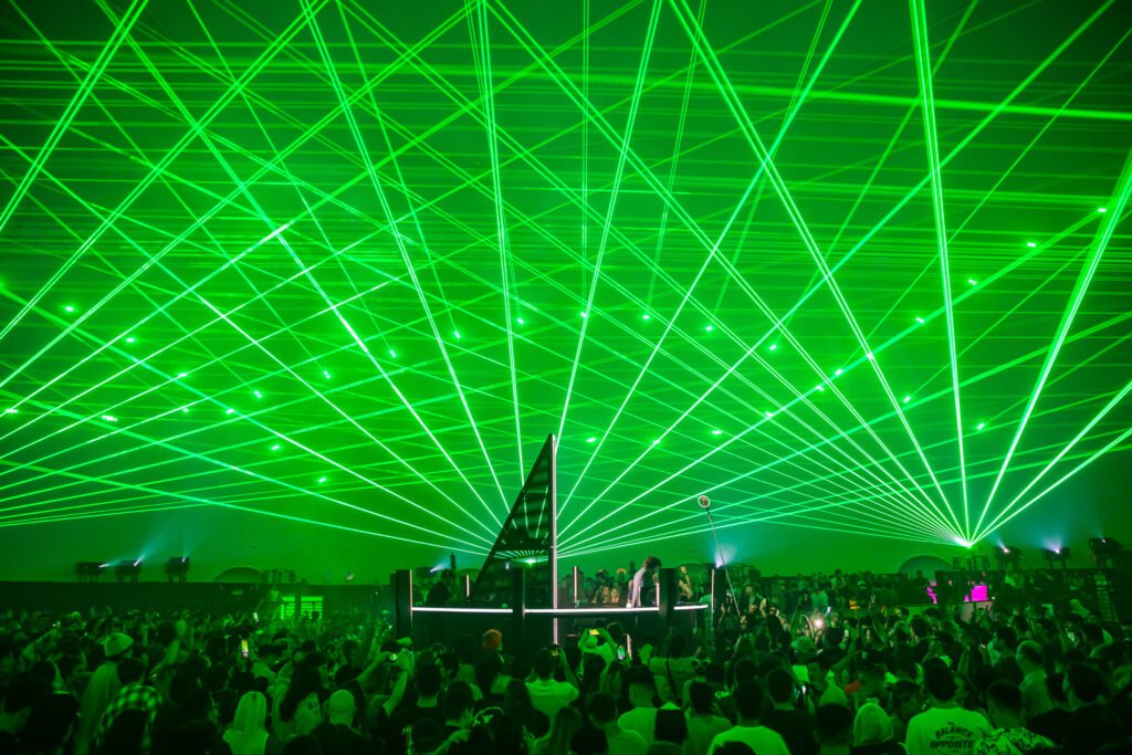 lasers de fête à encoche