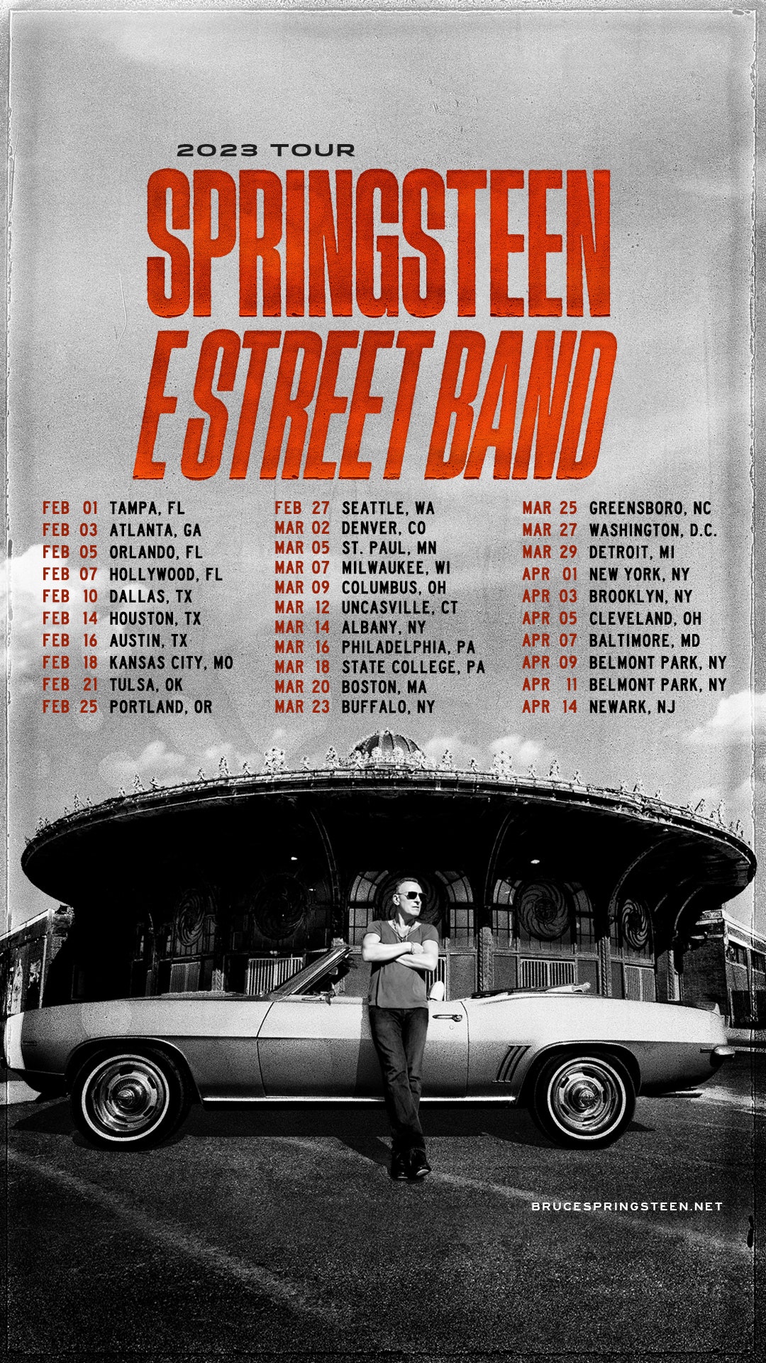 Bruce Springsteen & The E Street Band Tournée 2023