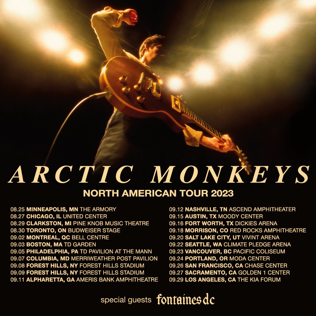Arctic Monkeys : tournée nord-américaine 2023