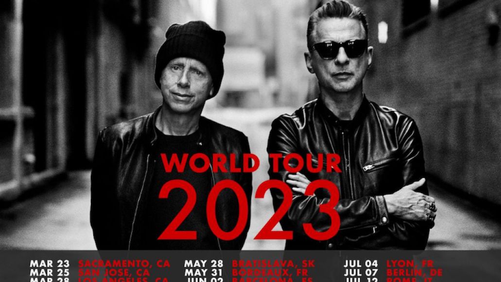 Depeche Mode billets tournée 2023 affiche dates d'illustration comment acheter des sièges
