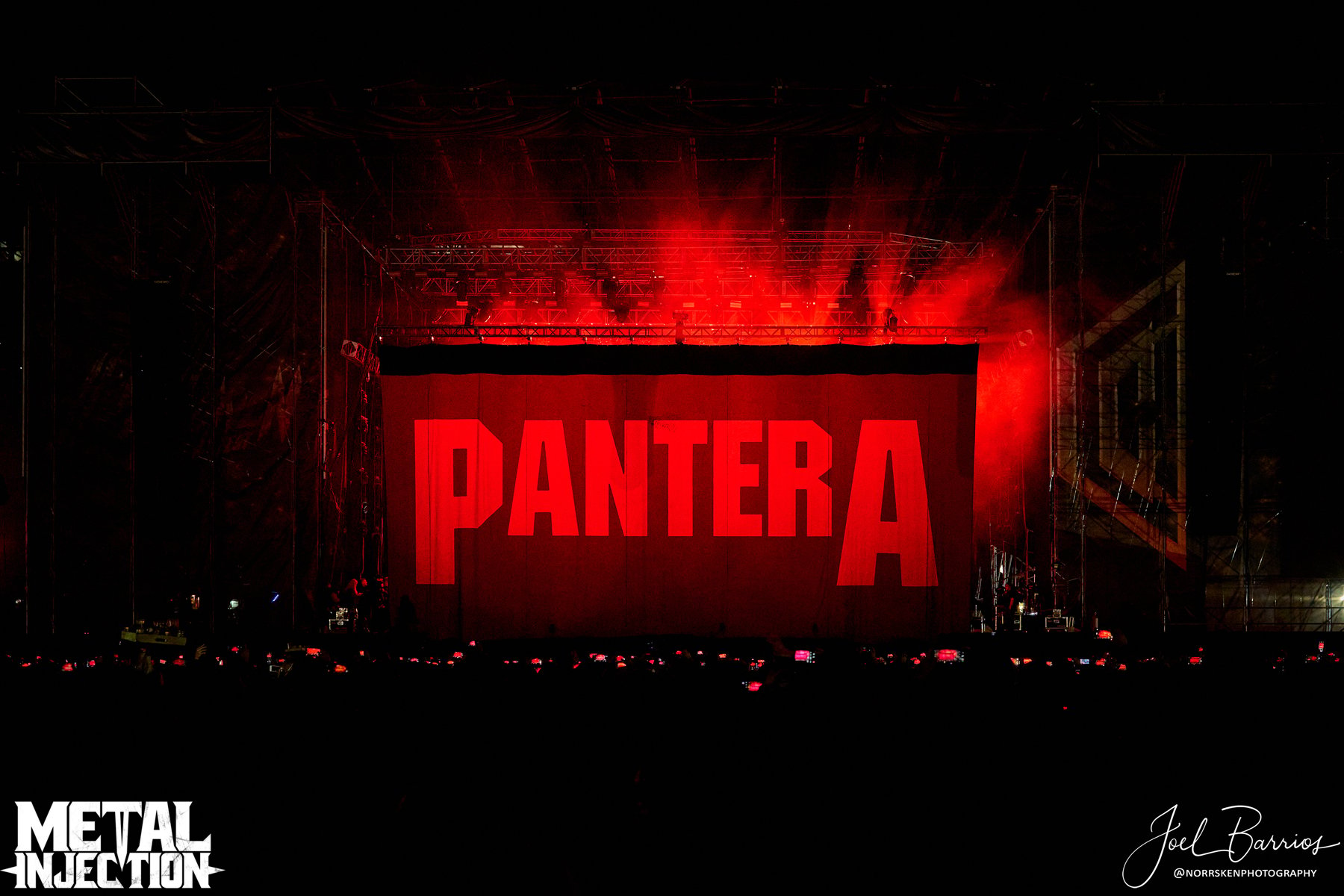 Revue de photos et de spectacles : PANTERA a joué son premier spectacle en 21 ans