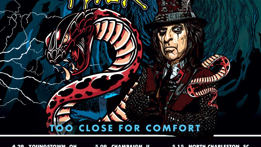 Affiche de la tournée Alice Cooper 2023