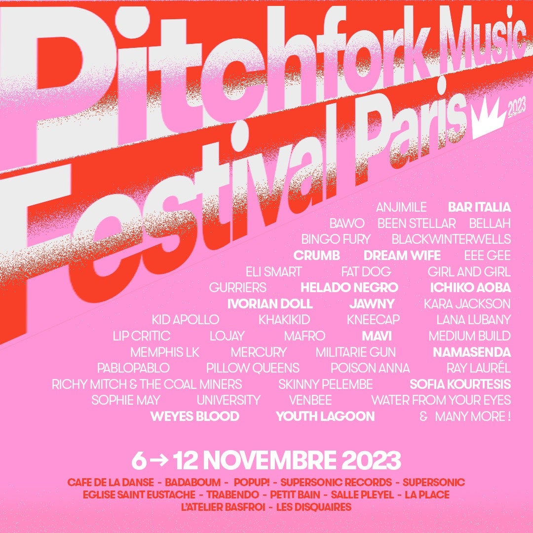 Festival de musique Pitchfork Paris 2023