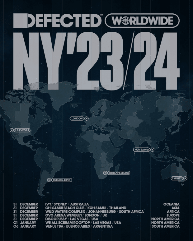 Defected Records annonce une reprise mondiale du réveillon du Nouvel An avec des événements sur six continents