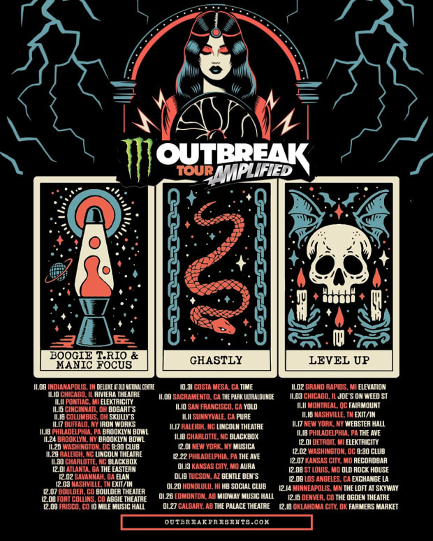 Monster Energy Outbreak Tour annonce la première série de concerts de musique électronique, « AMPLIFIED »