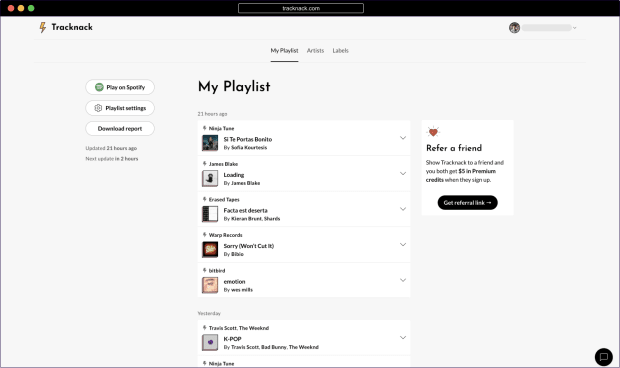 Tracknack : Comment un nouveau module complémentaire Spotify offre une solution de découverte musicale basée sur les données