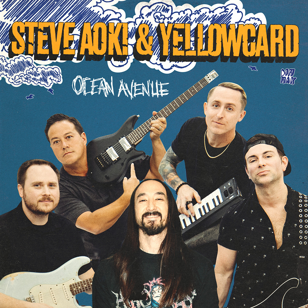 Steve Aoki et Yellowcard s'associent pour le remix du 20e anniversaire de "Ocean Avenue"