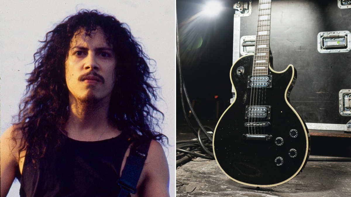 Metallica’s Kirk Hammett and Gibson Unveil 1989 Les Paul Custom Signature Model Guitar