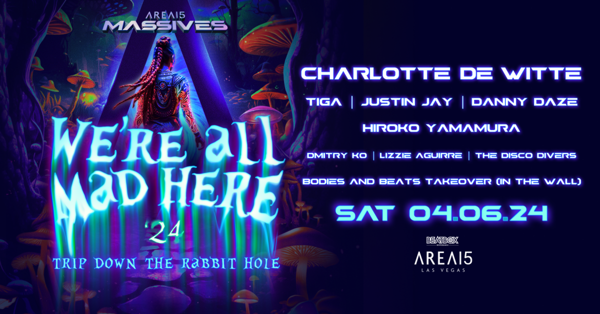 Charlotte de Witte est la tête d'affiche d'un "Massif" Rave sur le thème fantastique à l'AREA15 de Las Vegas