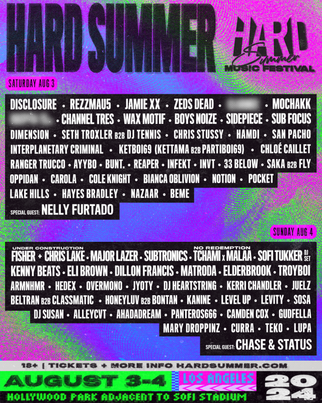 La programmation estivale de HARD dévoilée : Rezzmau5, Zeds Dead et Subtronics seront davantage présents au festival 2024