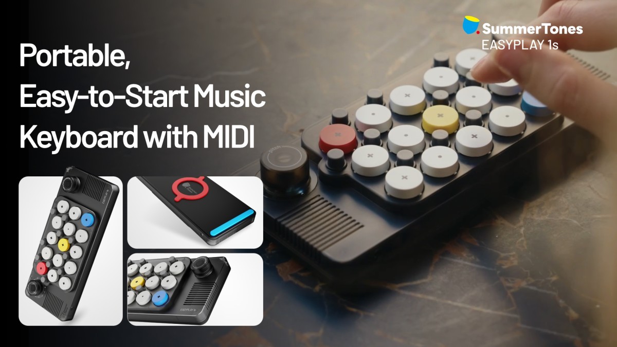 EASYPLAY 1s : le clavier MIDI portable, abordable et puissant de SummerTones