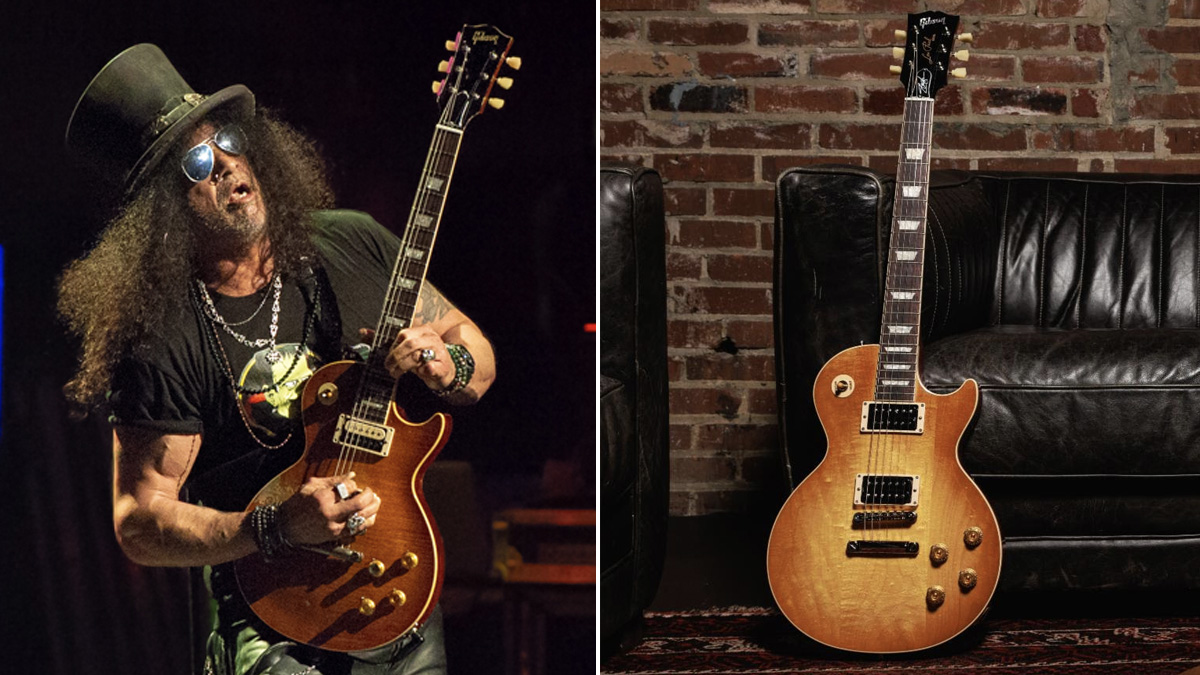 Slash and Gibson Unveil “Jessica” Les Paul Standard Signature Model Guitar