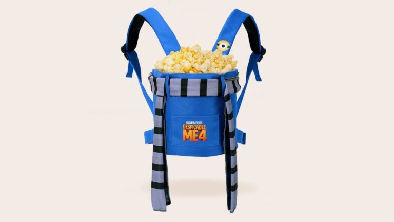 Porte-popcorn En Plastique - Récipient Pour Cinéma Maison - Dimensions 20 X 19,7 X 16,3 Cm