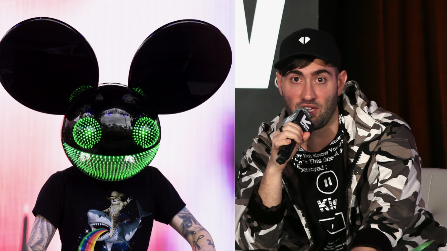 Clowns Deadmau5 sur 3lau pour avoir joué au ballon inaugural Trump