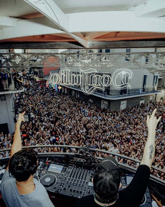 John Summit et Dom Dost's Pre-Super Bowl Pop-up DJ Set Ferm Down on Bourbon Street