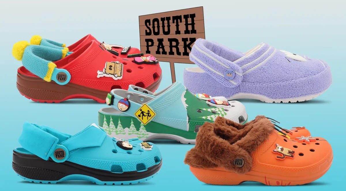 Personnages de South Park célébrés avec une nouvelle collection Crocs