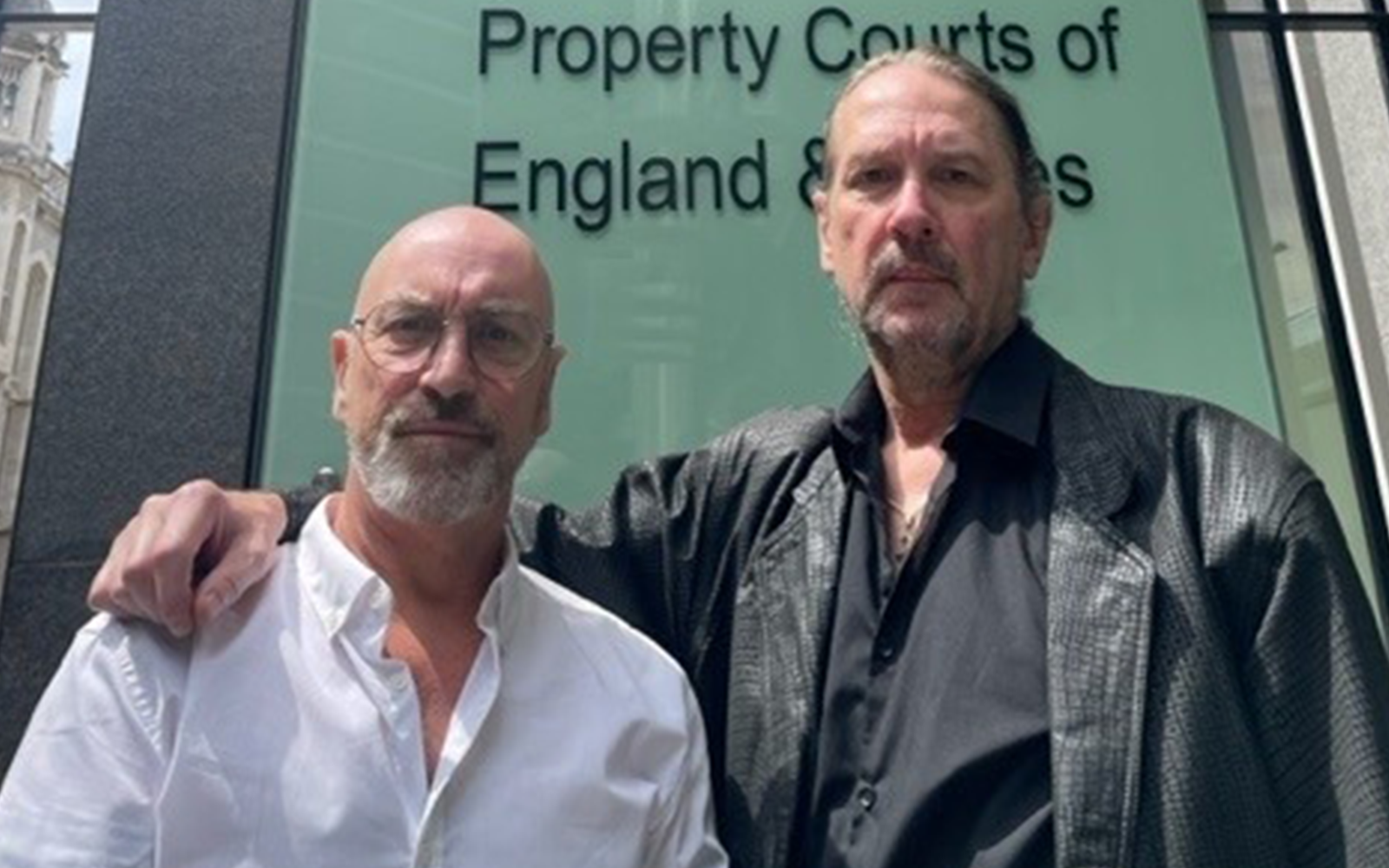 A photo of Jeff "Mantas" Dunn and Anthony "Abaddon" Bray from Venom.