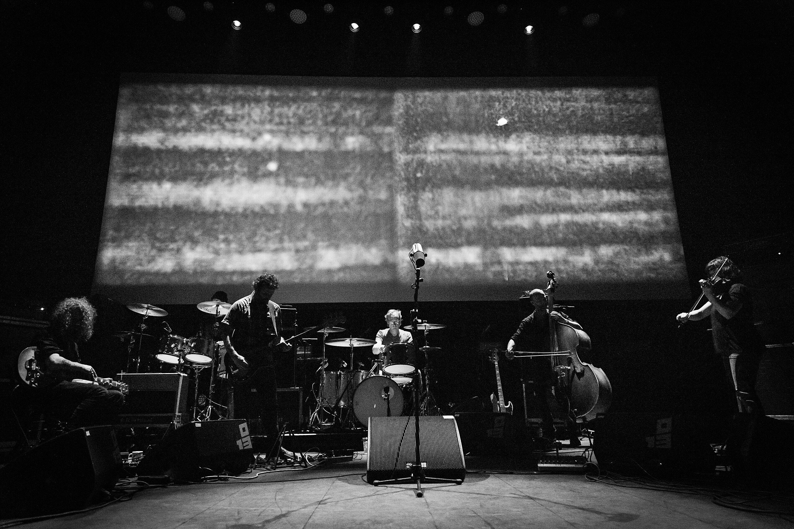 A photo of the band Godspeed You! Black Emperor.