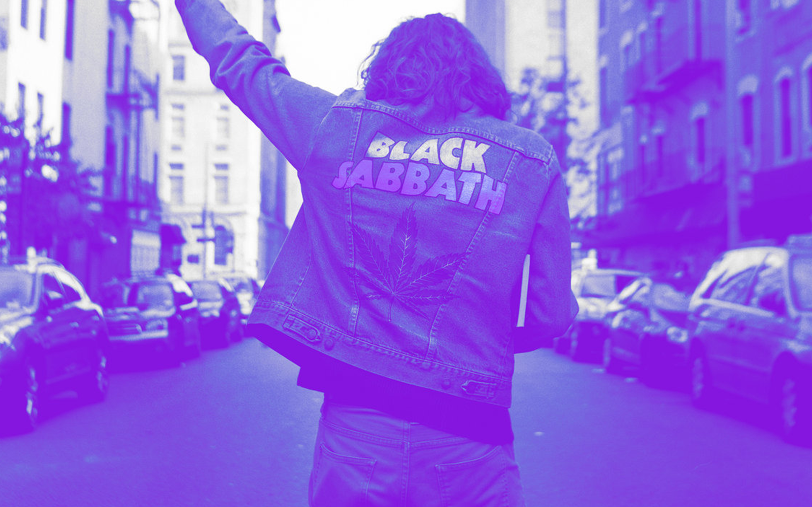 A cropped version of Sacred Bones' cover for What Is This That Stands Before Me? Black Sabbath tribute album.