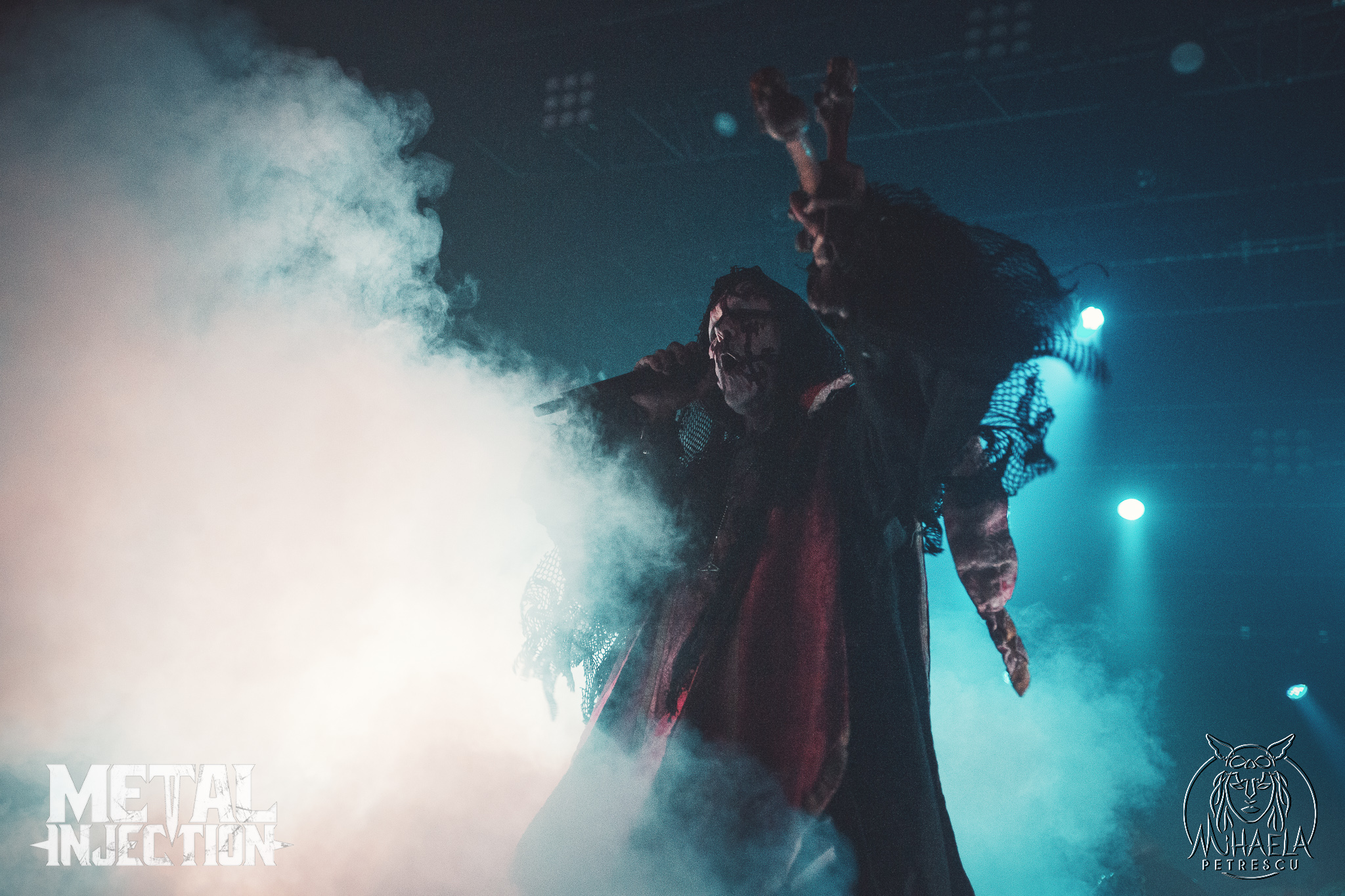 A photo of Mayhem's vocalist Attila Csihar.