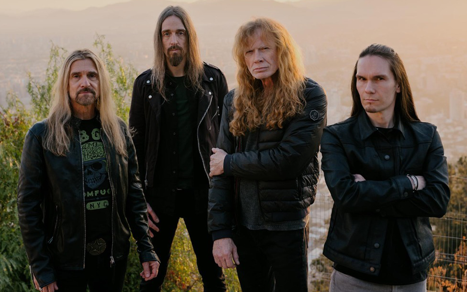 Photo of the band Megadeth.