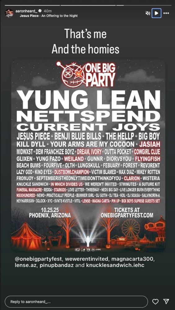 Aaron Heard a dit que la pièce Je $ américaine est passée d'une grande fête à "se concentrer sur l'écriture"