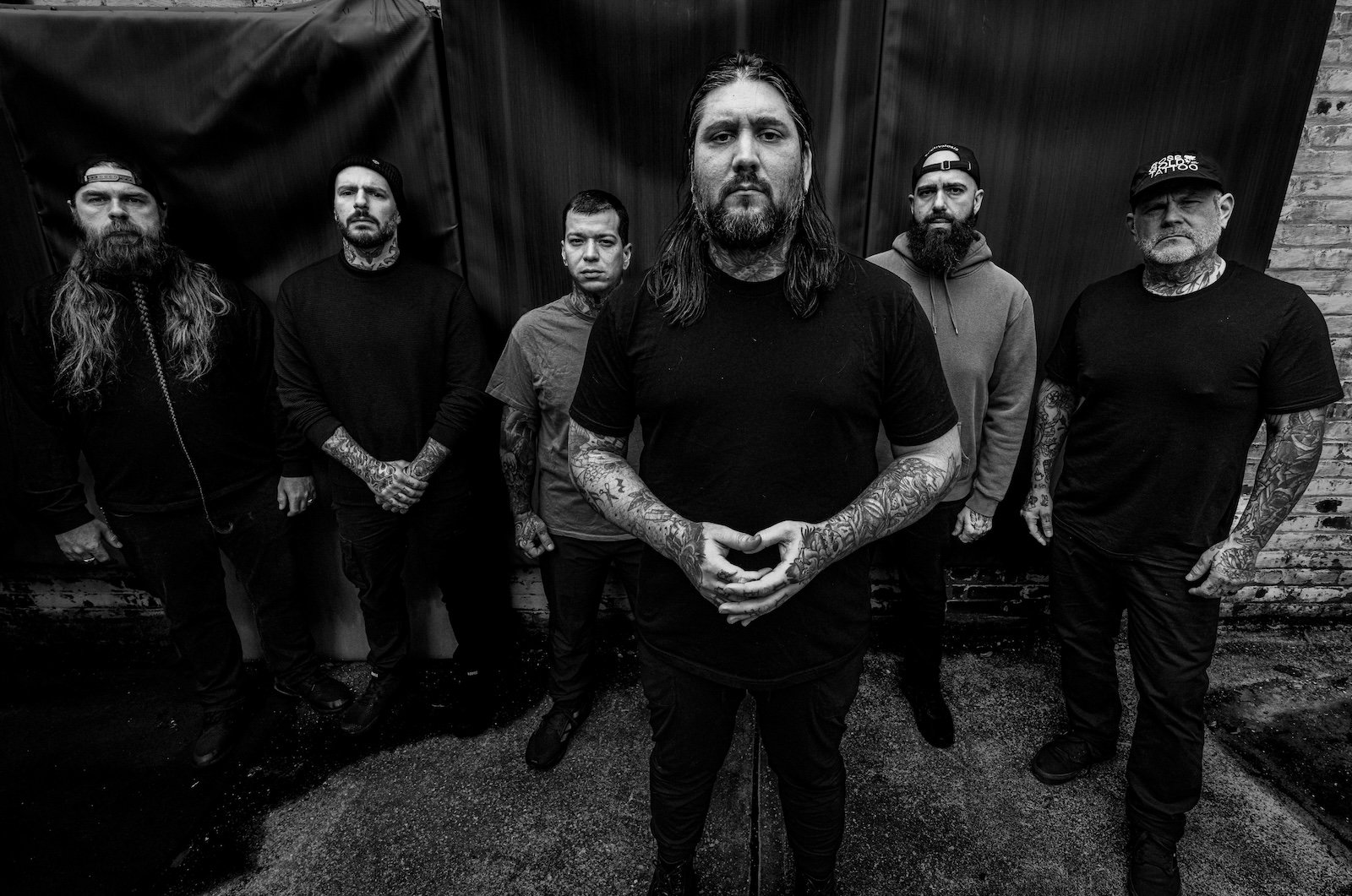 A photo of the band Fit For An Autopsy.