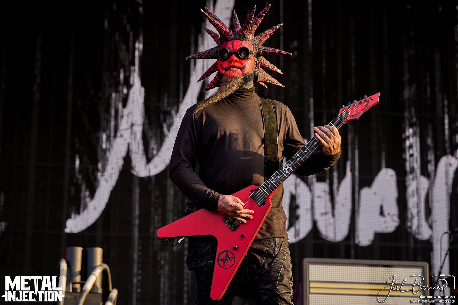 A photo of Greg Tribbett from Mudvayne.