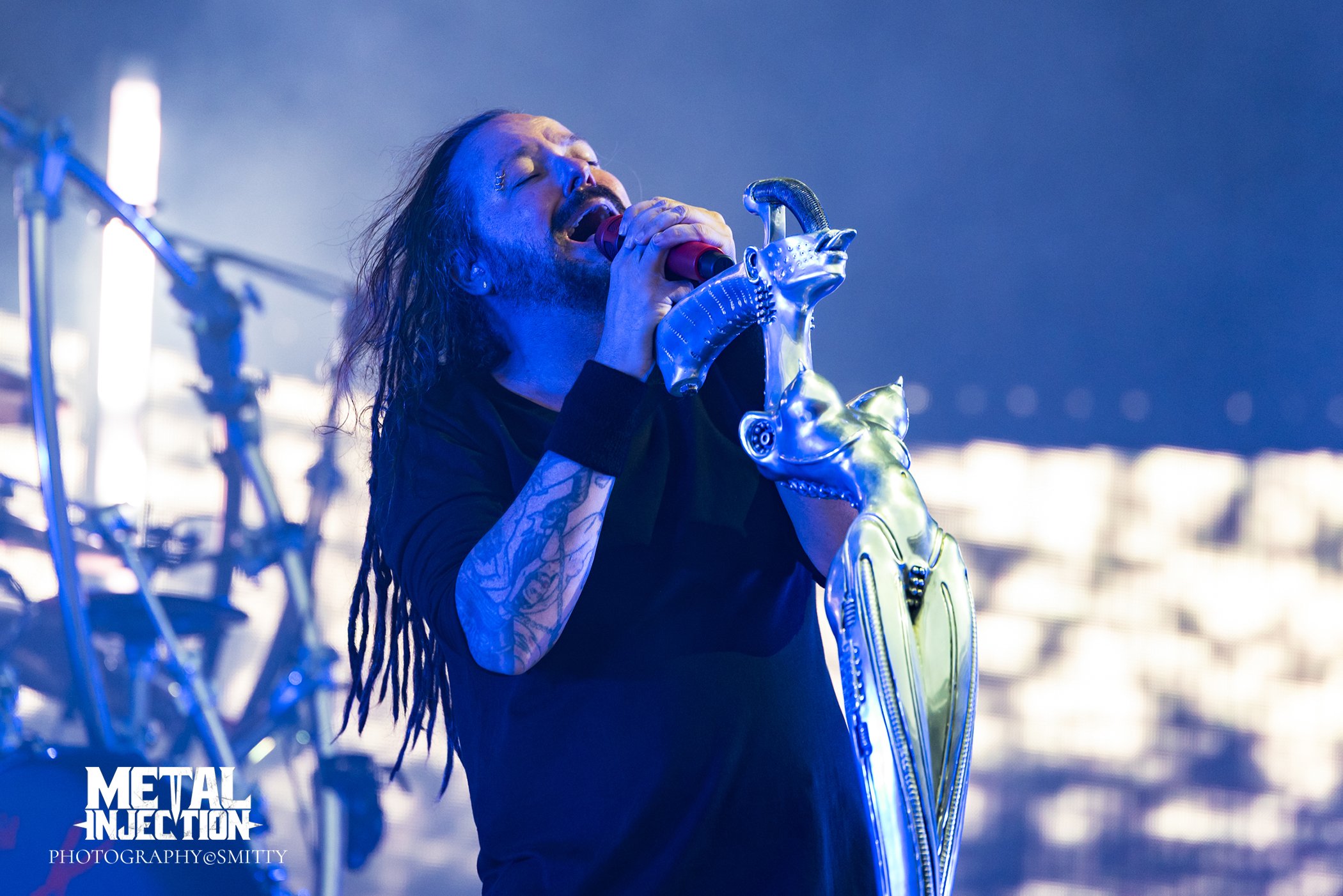 A photo of Jonathan Davis from Korn.