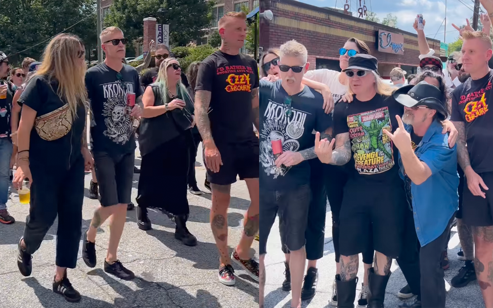 A photo of the Brent Hinds march.