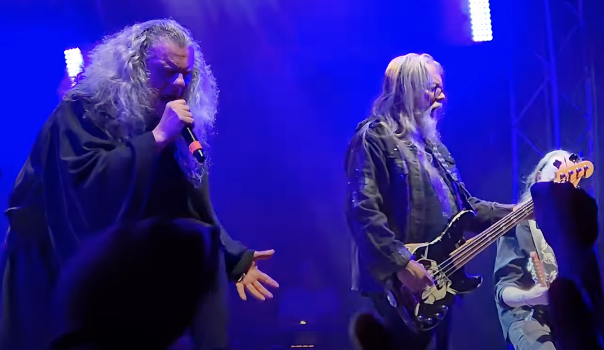 A photo of Candlemass with Messiah Marcolin.