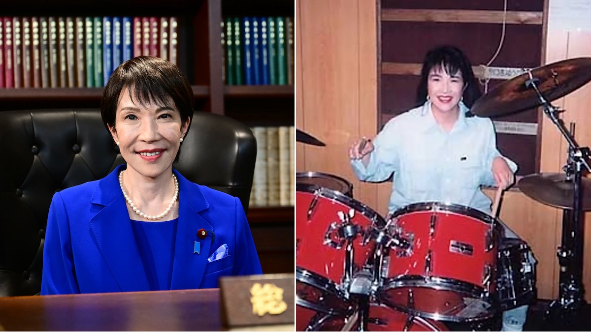 Sanae Takaichi, première femme Premier ministre du Japon, est une batteuse de heavy metal