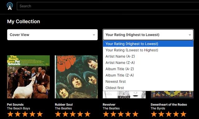 Trier et afficher votre collection de musique