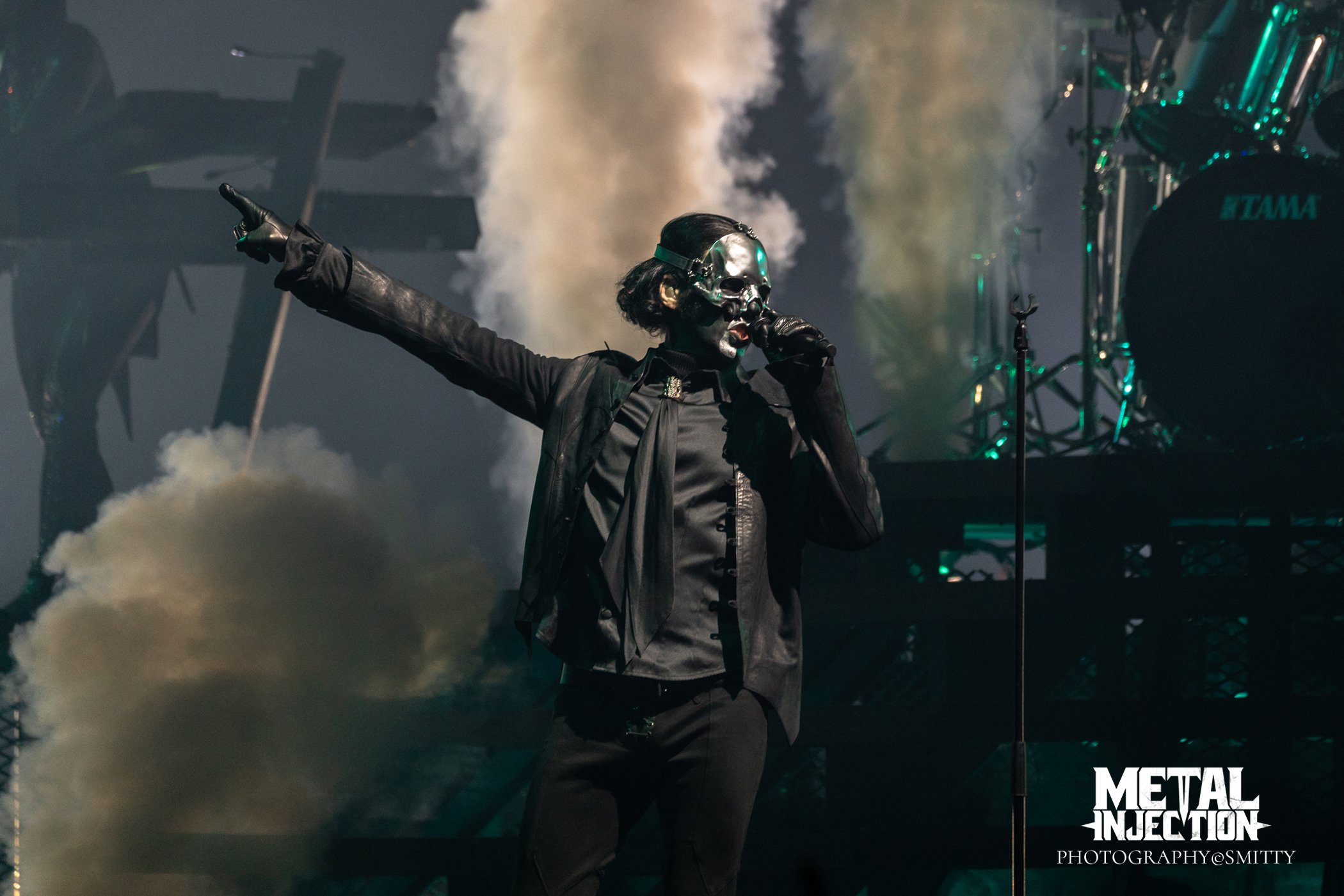 A photo of the band Ghost and Tobias Ghost.