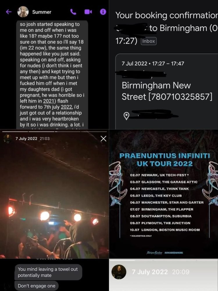 JOSH DAVIES à propos de son licenciement d'INGESTED en raison d'allégations d'inconduite sexuelle : "Je maintiens que je n'ai jamais abusé ni profité de qui que ce soit"