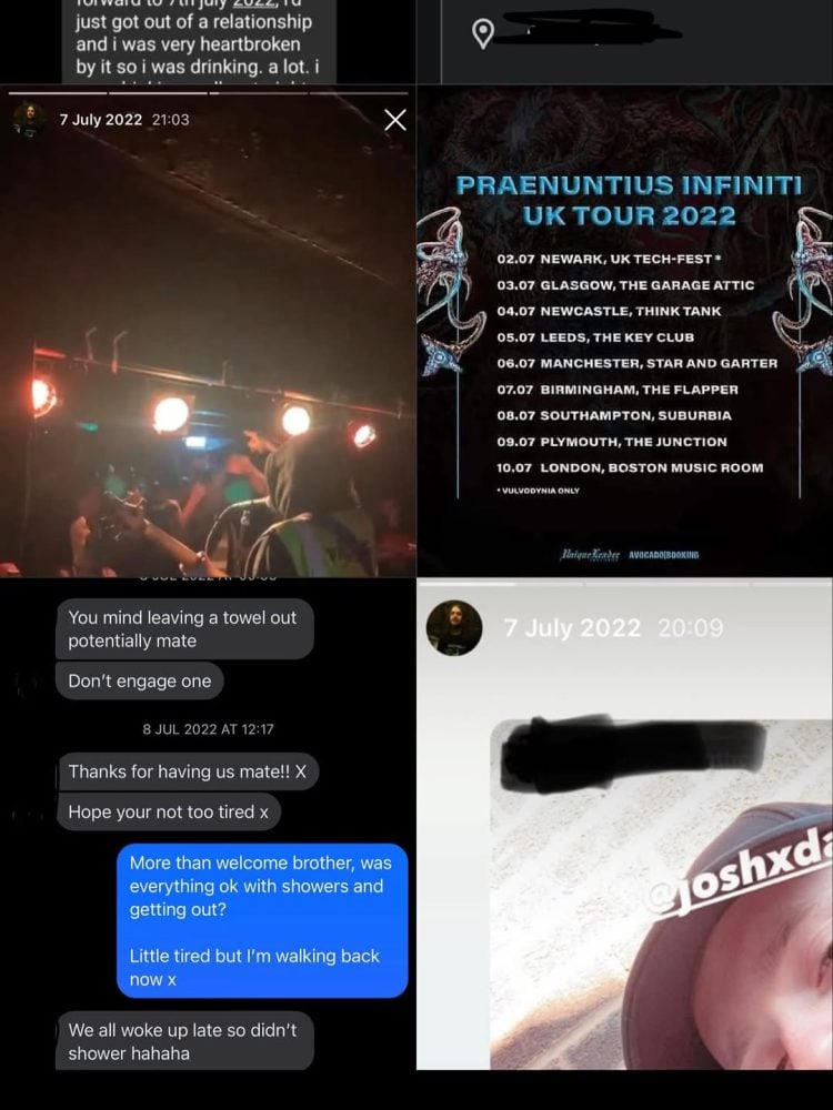 JOSH DAVIES à propos de son licenciement d'INGESTED en raison d'allégations d'inconduite sexuelle : "Je maintiens que je n'ai jamais abusé ni profité de qui que ce soit"