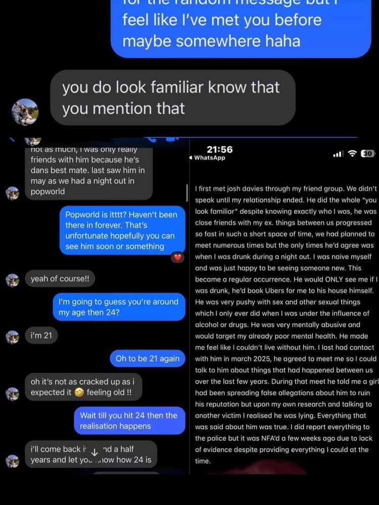 JOSH DAVIES à propos de son licenciement d'INGESTED en raison d'allégations d'inconduite sexuelle : "Je maintiens que je n'ai jamais abusé ni profité de qui que ce soit"