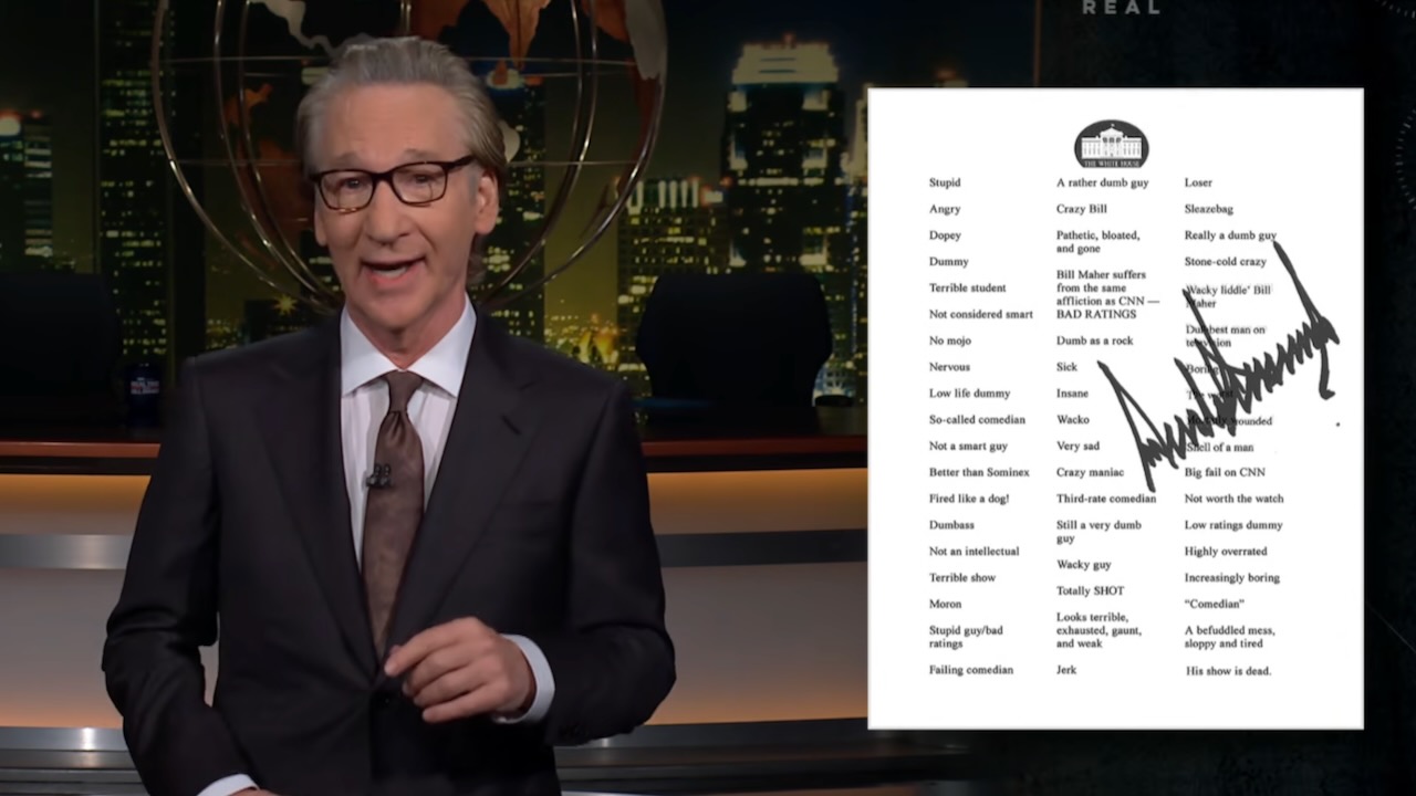 Bill Maher « honoré » de recevoir le prix Mark Twain après avoir atteint un « compromis » avec Trump