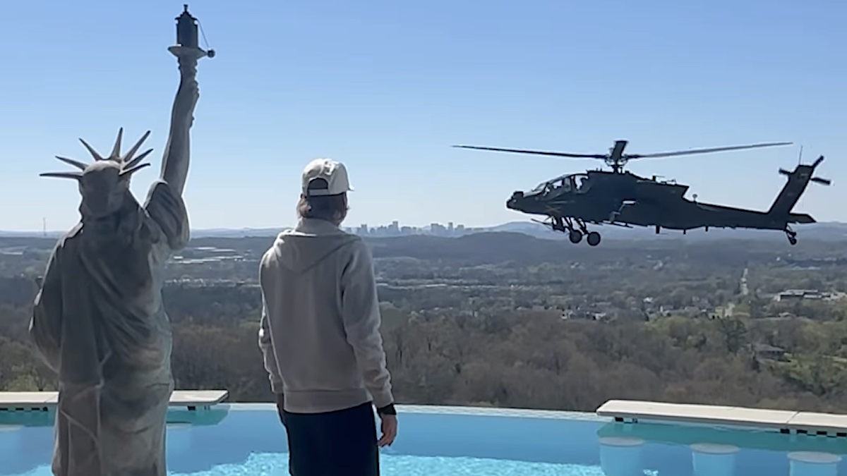 L'armée américaine enquête sur les manœuvres des hélicoptères militaires au domicile de Kid Rock