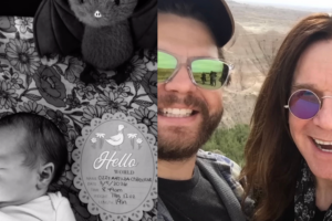 JACK OSBOURNE accueille sa petite fille OZZY MATILDA, en hommage au défunt père OZZY OSBOURNE