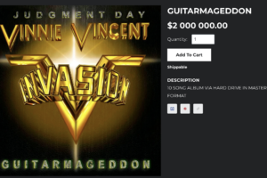 Vous avez 2 millions de dollars de rechange à dépenser pour un disque singulier ? VINNIE VINCENT pense que oui