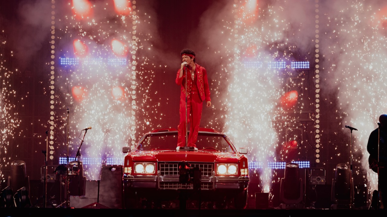 Voici la setlist du coup d'envoi de "The Romantic Tour" de Bruno Mars