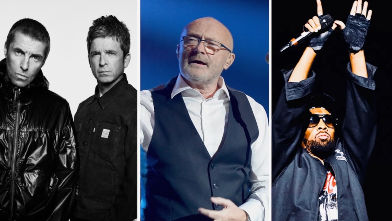 Oasis, Wu-Tang Clan, Phil Collins et plus