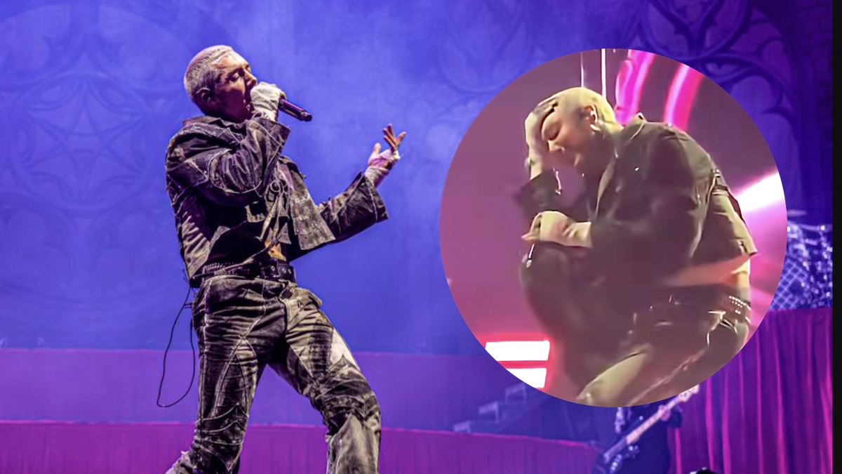 Le chanteur de Bring Me the Horizon souffre d'une légère commotion cérébrale après qu'un idiot lui ait lancé un téléphone